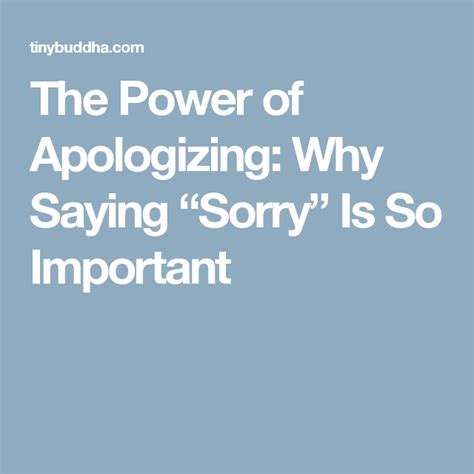 Apologizing Profusely: The Power of "Sorry 1000 Times"