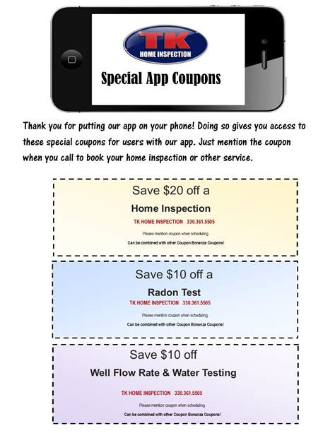 App Exclusive Coupons: