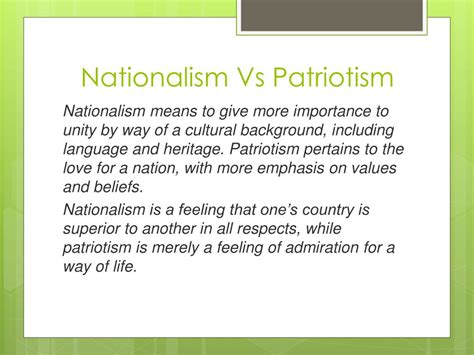 Appeals to patriotism and nationalism: