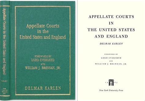 Appellate Courts in the United States and England Reader