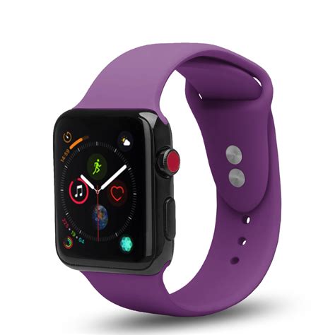 Apple Silicone Replacement Iwatch Purple Reader