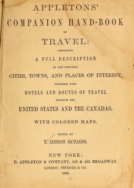 Appleton's Illustrated Hand-Book of American Travel; A Full and Reliable Guide to the U Reader