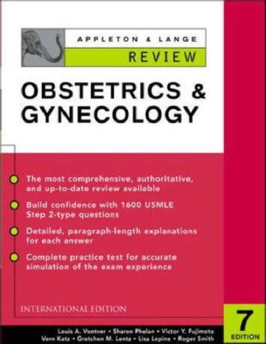 Appleton and Lange Review of Obstetrics and Gynecology Kindle Editon