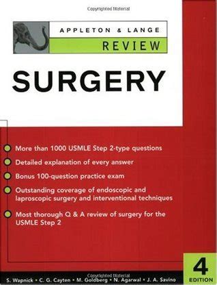 Appleton and Lange Review of Surgery 3rd Revised Edition Reader