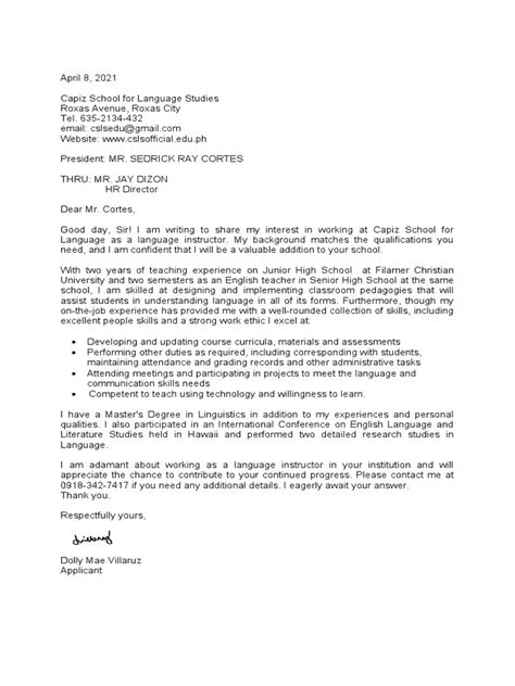 Application Letter for Supervisor: A Comprehensive Guide to Craft a Successful Application