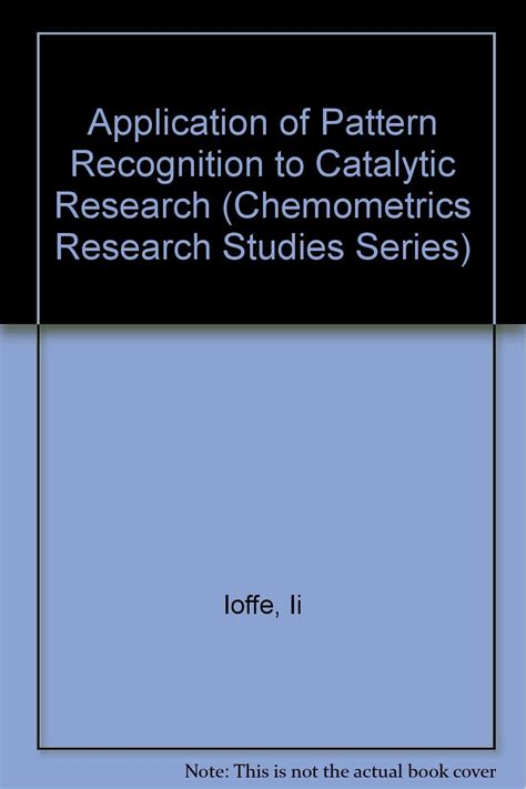 Application of Pattern Recognition to Catalytic Research PDF