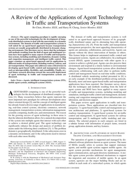 Applications of Agent Technology in Traffic and Transportation 1st Edition Kindle Editon