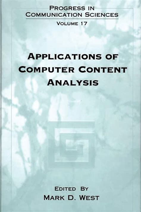 Applications of Computer Content Analysis Epub