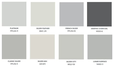 Applications of Silvery Gray: