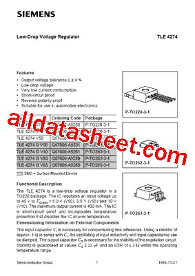 Applications of TLE4274GV10 in Automotive Systems: