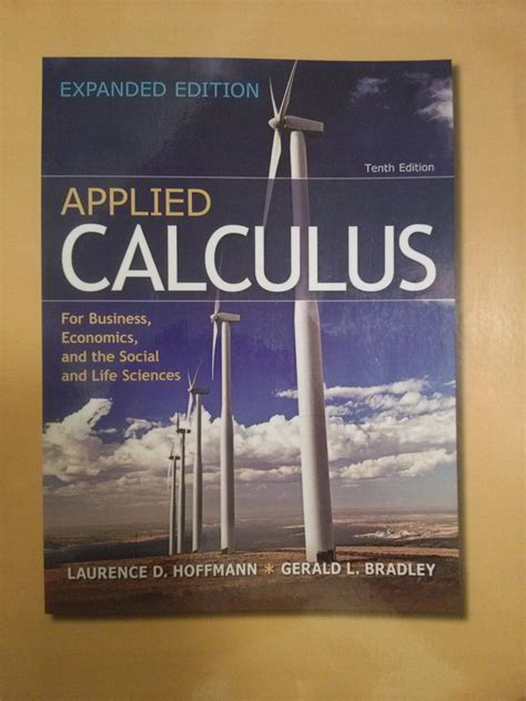 Applied Calculus Hoffman Bradley 10th Edition Solutions Ebook Epub