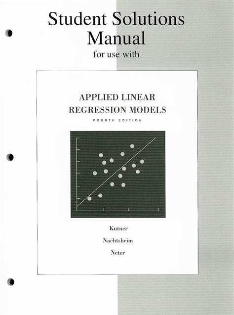 Applied Linear Regression Models Solution Manual PDF