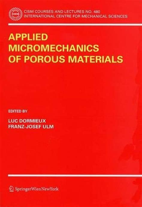 Applied Micromechanics of Porous Materials 1st Edition PDF