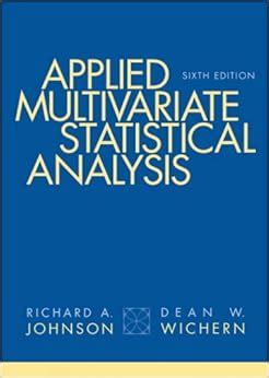 Applied Multivariate Statistical Analysis Homework Solutions PDF