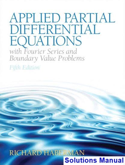 Applied Partial Differential Equations Solutions Manual Reader