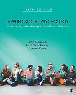 Applied Social Psychology: Understanding and Addressing Social and Practical Problems Ebook Epub