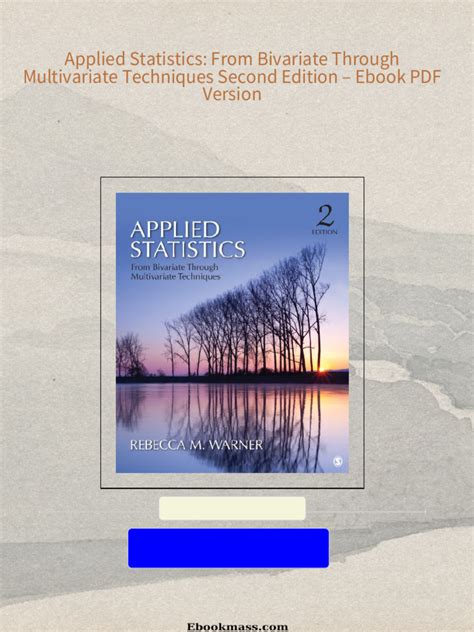 Applied Statistics: From Bivariate Through Multivariate Techniques Ebook Ebook Kindle Editon