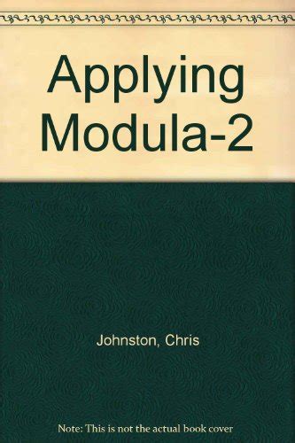 Applying Modula-2 Epub