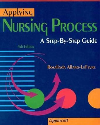 Applying Nursing Process A Step-by-step Guide PDF