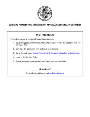 Appointment by a Judicial Nominating Commission: