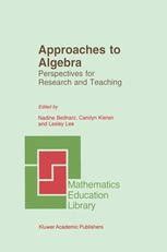 Approaches to Algebra Perspectives for Research and Teaching Kindle Editon