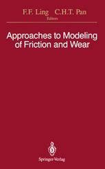 Approaches to Modeling of Friction and Wear Proceedings of the Workshop on the Use of Surface Deform Reader