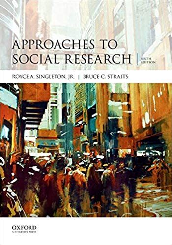 Approaches to Social Research. R. A. Singleton, Jr., and B.C. Straits ... PDF Book Doc