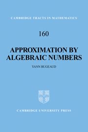 Approximation by Algebraic Numbers PDF