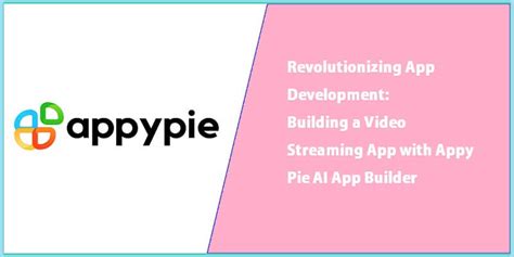 Appy Pie's AI App Generator: Build Your Dream App in Minutes