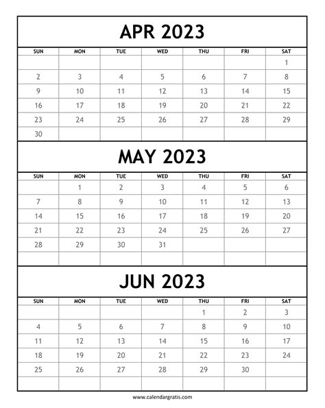 April May June 2024 Calendar