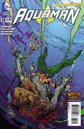 Aquaman 35 Monsters Var Ed Reader