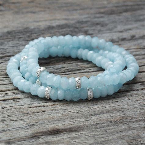 Aquamarine Bead Bracelets: A Timeless Symbol of Tranquility and Clarity