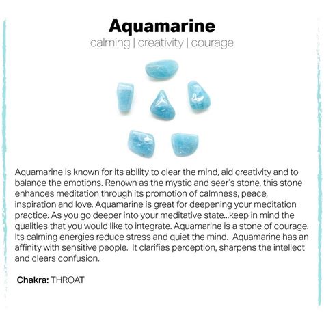 Aquamarine Crystal: Unwavering Serenity and Vitality