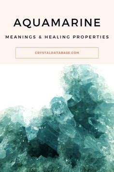 Aquamarine Crystals: A Comprehensive Guide to Their Properties, Applications, and Benefits