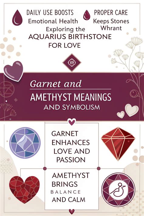 Aquarius Birthstone: Amethyst vs. Garnet