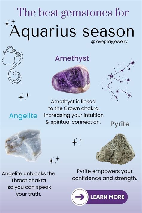 Aquarius Stones and Crystals: A Guide to Celestial Harmony