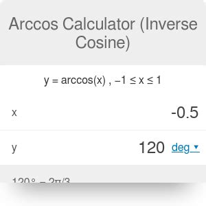 Arccos Calc: Unleash the Power of Inverse Cosine Calculation