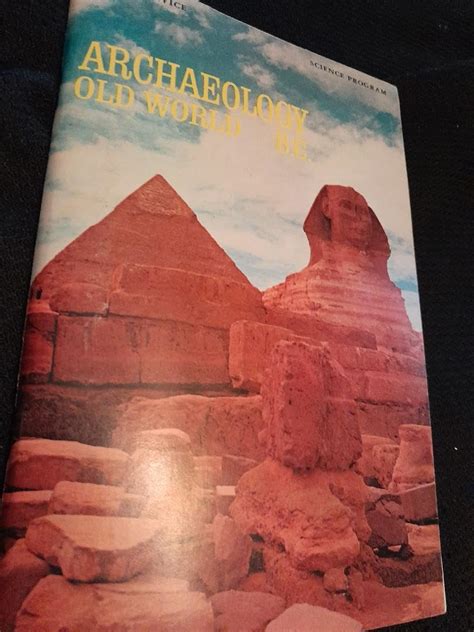 Archaeology Old World BC Science Service Science program Doc