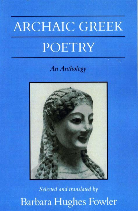 Archaic Greek Poetry An Anthology Epub