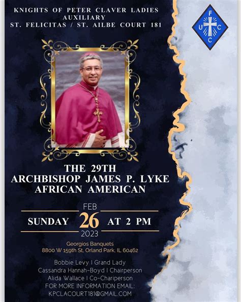 Archbishop James P. Lyke: