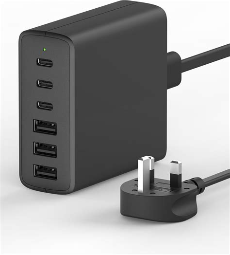 Archeer Family Sized Multi Port Desktop Charger Reader