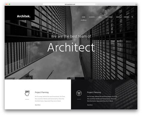 Architect Website Templates