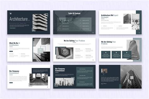 Architectural Powerpoint Presentation Templates