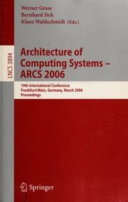 Architecture of Computing Systems - ARCS 2006 19th International Conference Kindle Editon