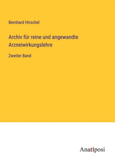 Archiv Fur Reine Und Angewandte Arzneiwirkungslehre Volume 2 German Edition Doc