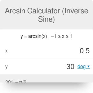 Arcsin on a Calculator: Unlocking the Secrets of Inverse Sine