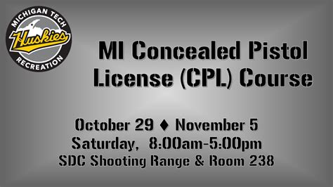 Are you a Michigan resident eager to obtain your Concealed Pistol License (CPL)?