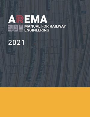 Arema Manual For Railway Engineering Chapter 30 Ebook Doc