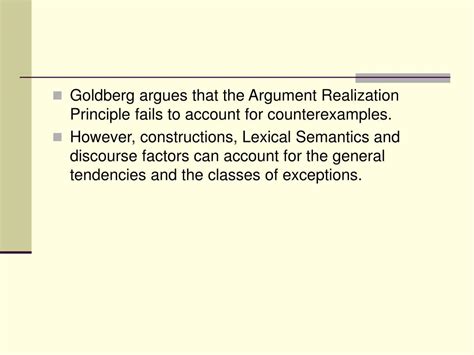 Argument Realization Epub