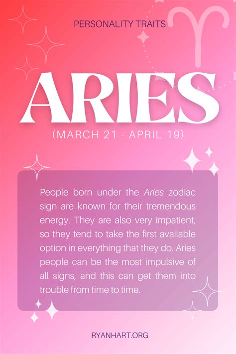 Aries (March 21 - April 19): The Blazing Trailblazer